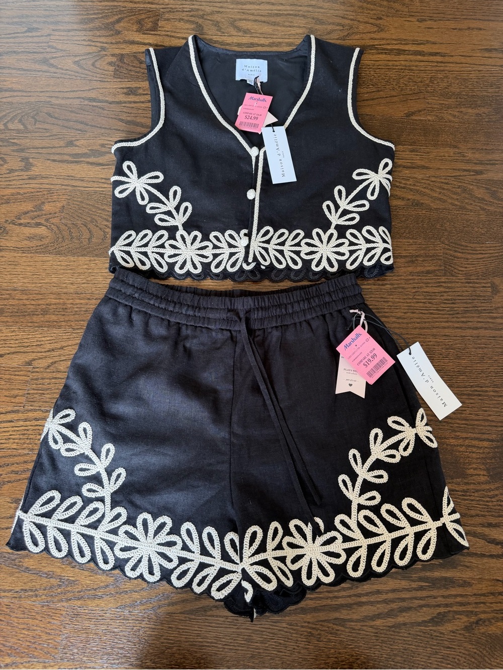 New with Tags Maison d’Amélie Two-Piece Set - Picture 5 of 7